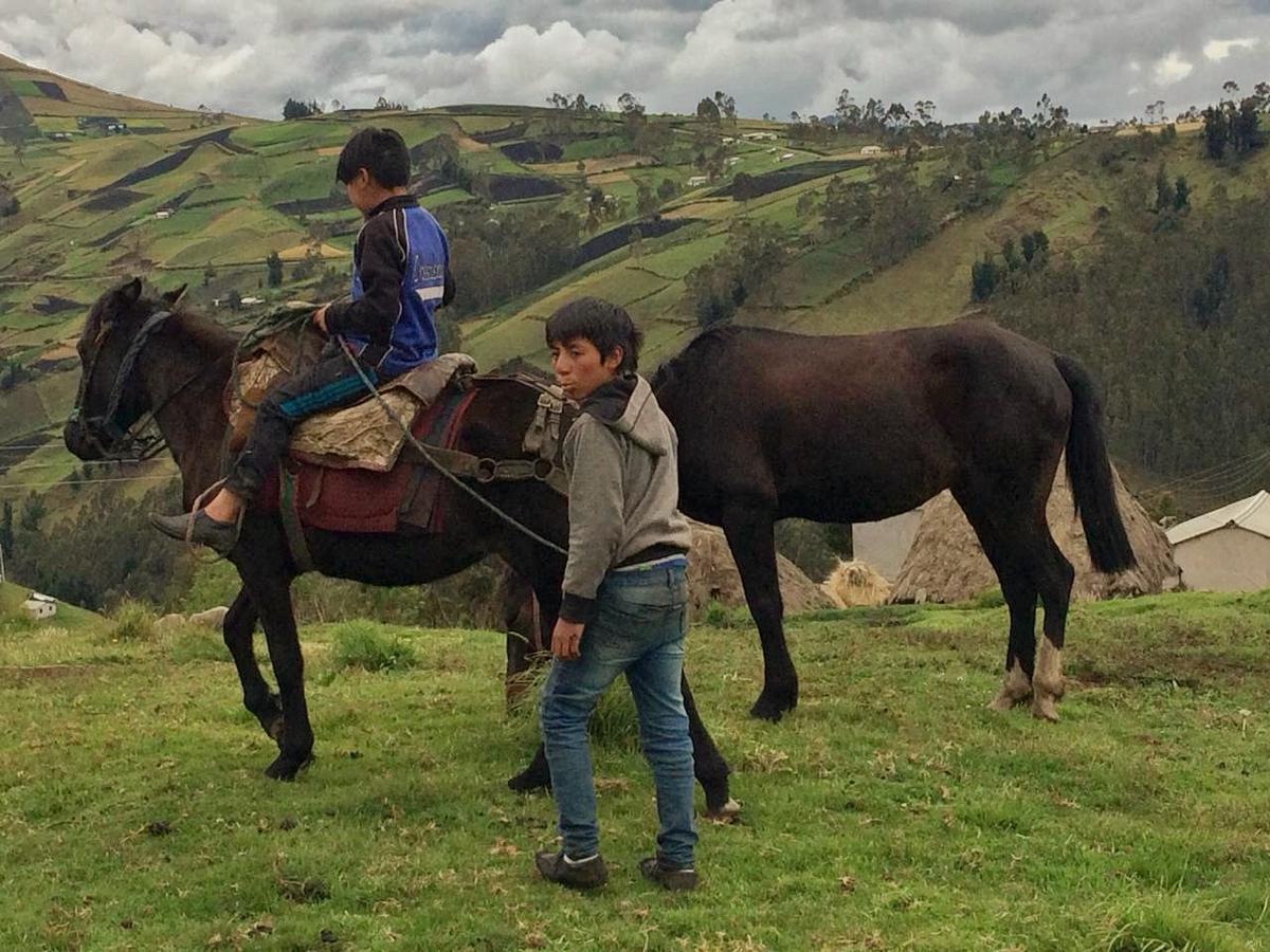 Vila Turismo Comunitario La Esperanza Hacienda Colta Exteriér fotografie